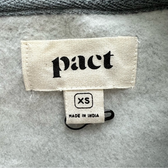 Pact Heather Courtside Dress Gray Organic Cotton Cozy Comfy Loungwear Size XS - Picture 9 of 11